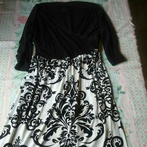 A black and white Ashely Stewart dress